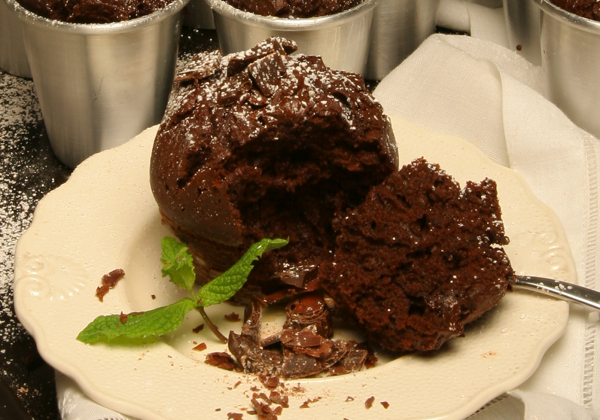 Petit gâteau de chocolate