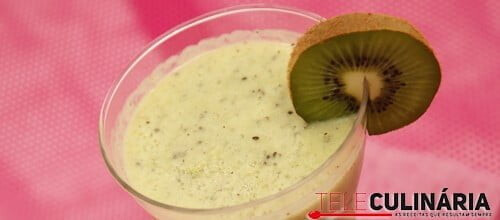 Batido refrescante de coco e kiwi