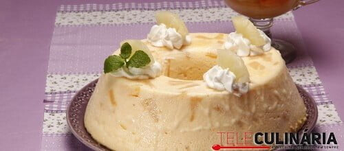 Pudim fácil de ananás