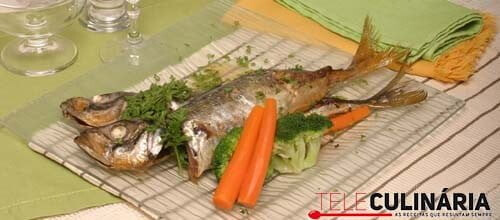 Carapaus no forno com endro