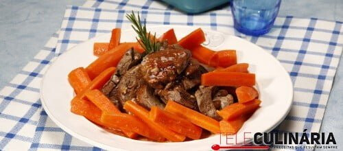Fígados com cenoura