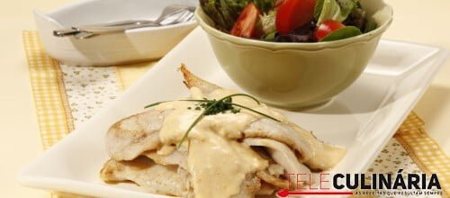 Filetes com molho de laranja