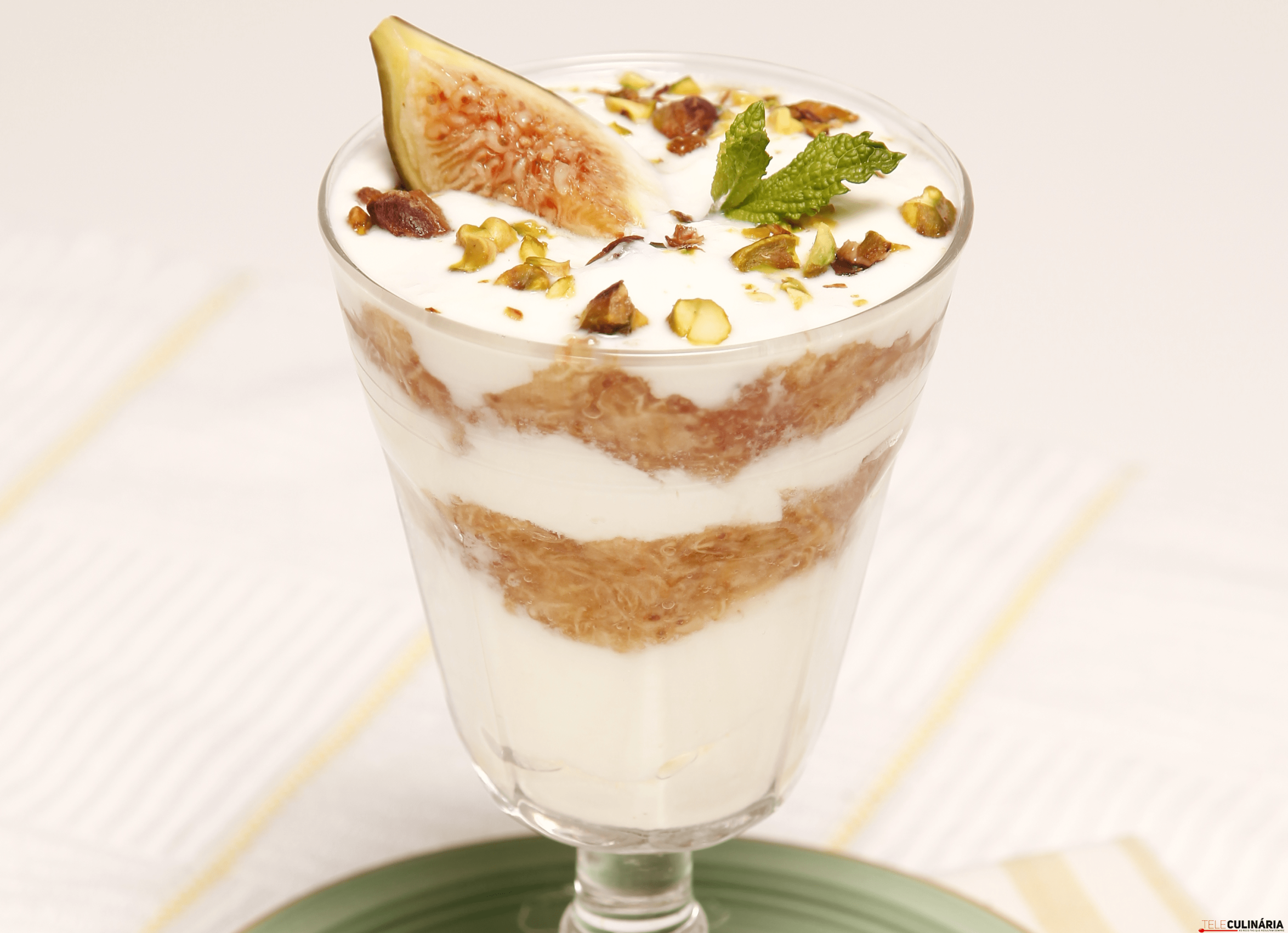 Creme de figos com pistácios