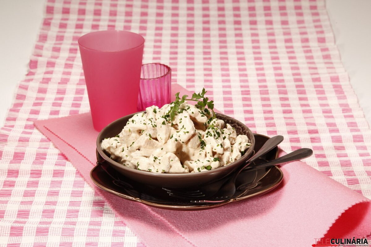 Strogonoff de frango "30 minutos"