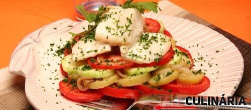 Caldeirada fria de bacalhau