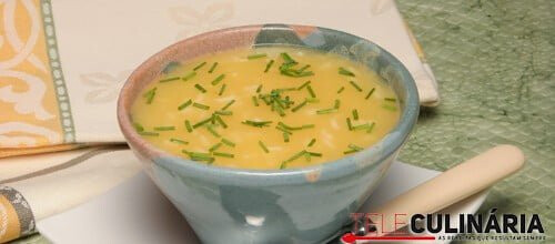 Sopa de abóbora com arroz