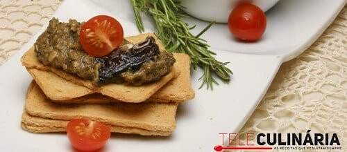 Patê de beringela e ervas da provença