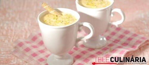 Mousse de caramelo e lima