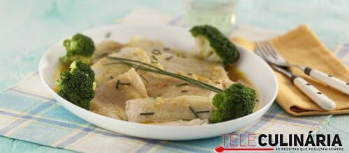 Filetes com molho de espumante