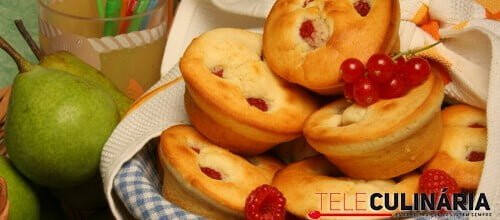 Muffins de framboesas