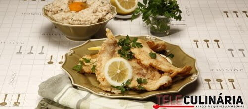 Açorda de ovas de pescada com seus filetes