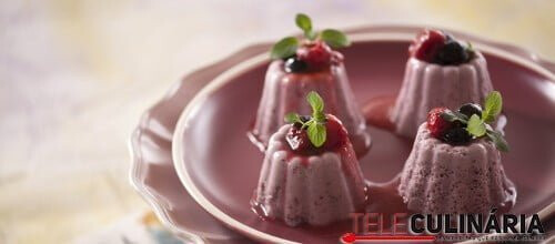 Bavaroise de frutos vermelhos