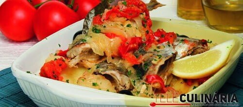Carapaus em caldeirada