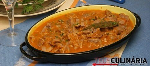 Moelas em molho de tomate