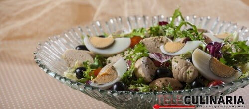 Salada de ovas- receita fácil