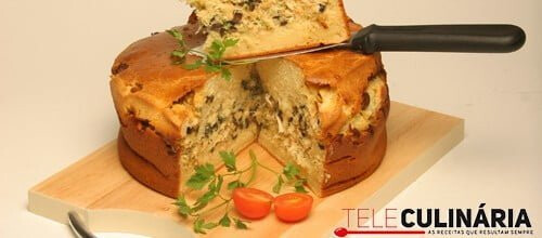 Bolo salgado de frango