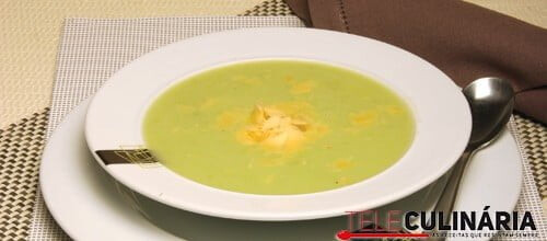 Creme de ervilhas perfumadas