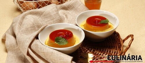 Mini flans de Porto com zabaglione