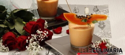 Creme de papaia gelado