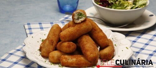 Croquetes de borrego e parmesão
