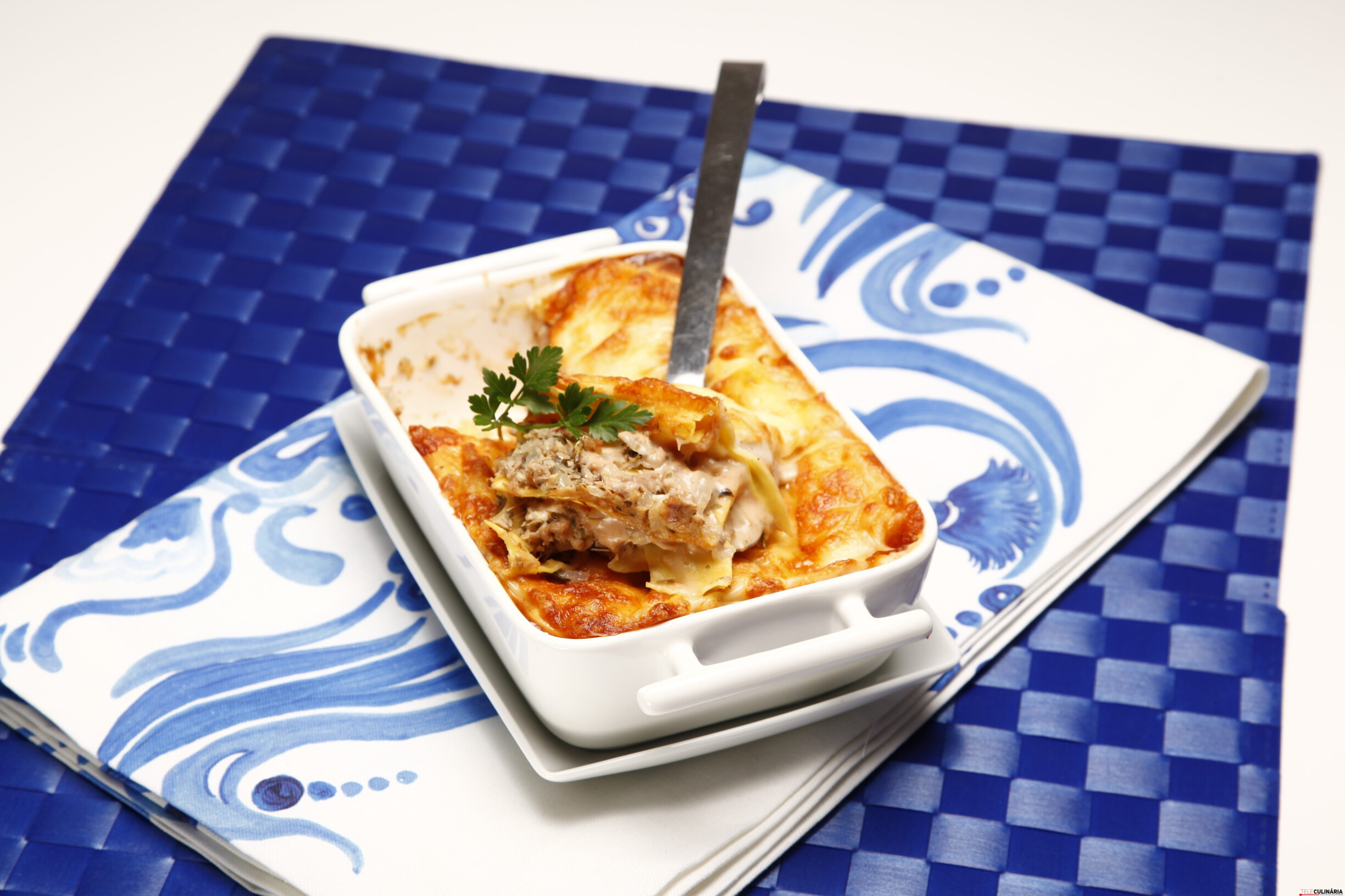 Lasanha de atum (para robot de cozinha)