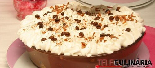 Pavê de chocolate e café