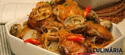 O frango foi à praia