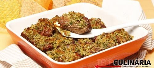 Medalhões de vitela no forno