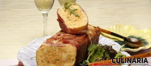 Terrina de bacalhau com presunto