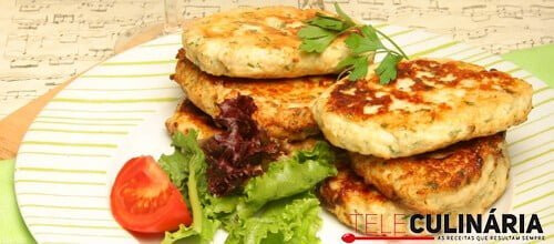 Hambúrgueres de frango no forno