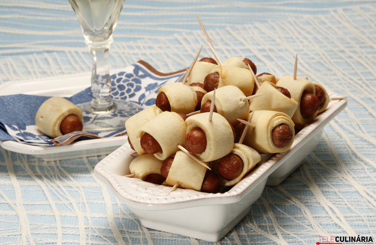 Rolinhos de salsicha