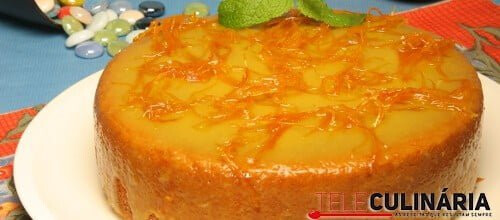 Bolo de laranja coberto