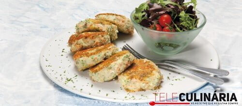 Bolinhos de salmão com batata