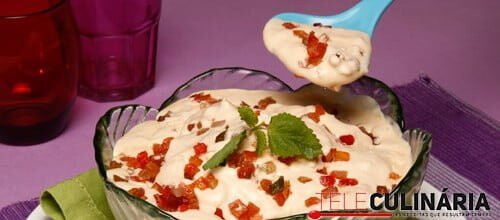 Creme de leite condensado colorido