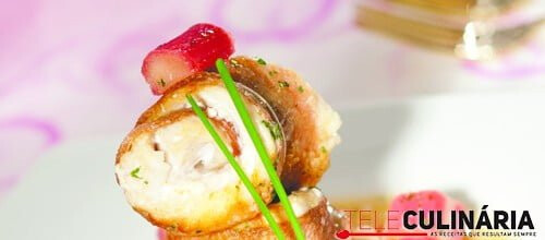 Lombinhos de cantaril com ruibarbo