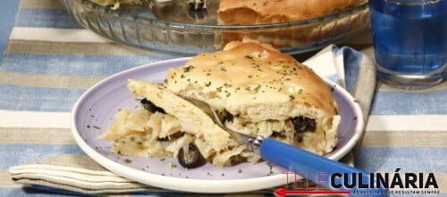 Focaccia de bacalhau