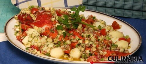 Salongo com molho fresquinho