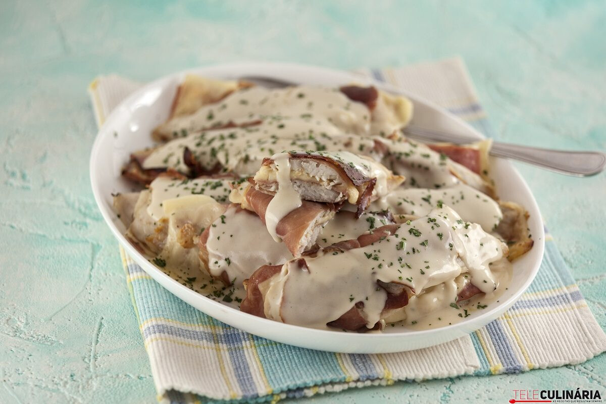 Filetes de pescada recheados