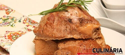 Novilho com molho pardo