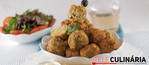 Fritinhos de arroz e atum