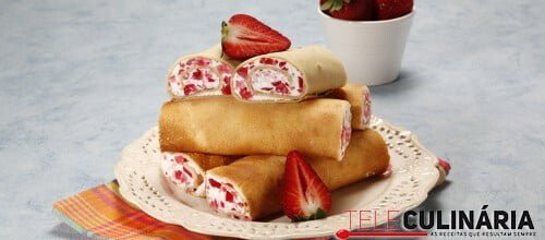 Wraps doces marmorizados