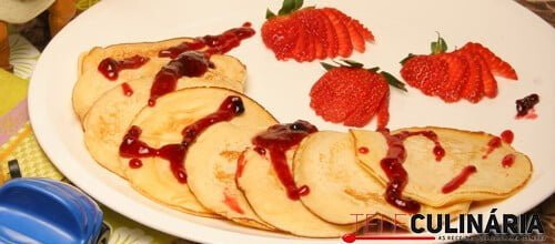 Panquecas com Robot Cozinha