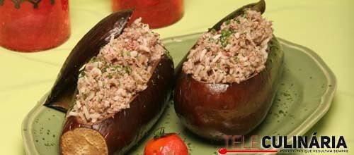 Beringelas recheadas