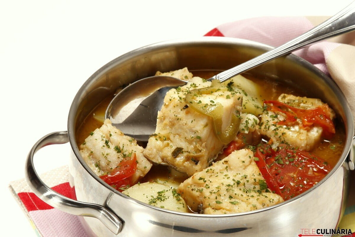 Caldeirada de bacalhau à portuguesa