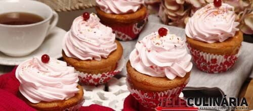 Cupcakes de baunilha