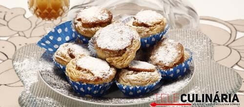 Mini pastéis de feijão