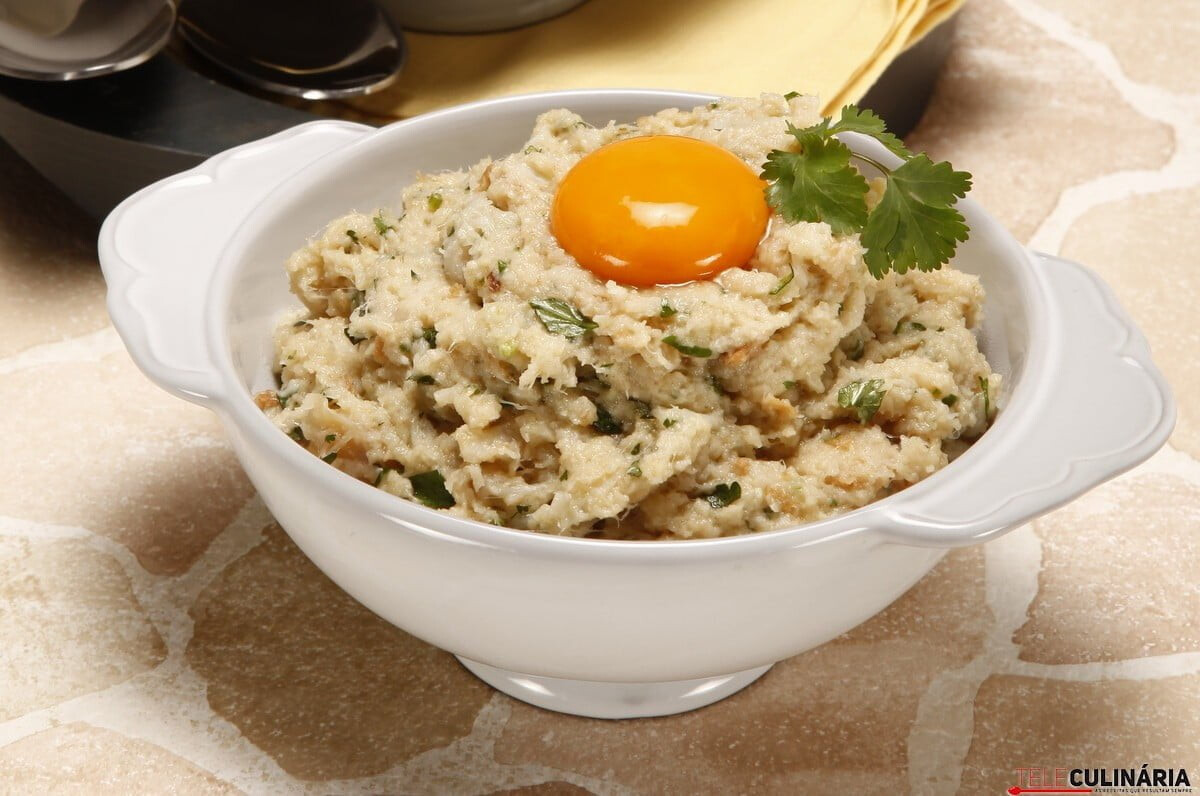 Açorda de bacalhau deliciosa