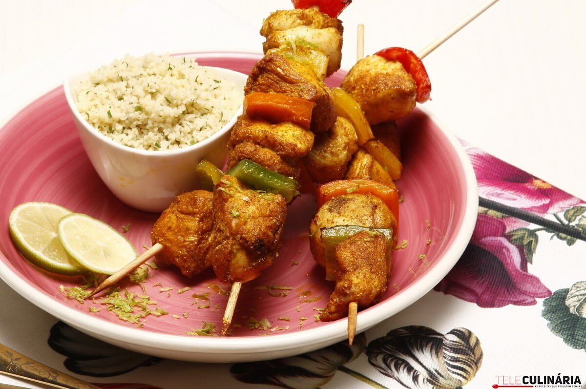 Espetadas mistas marroquinas