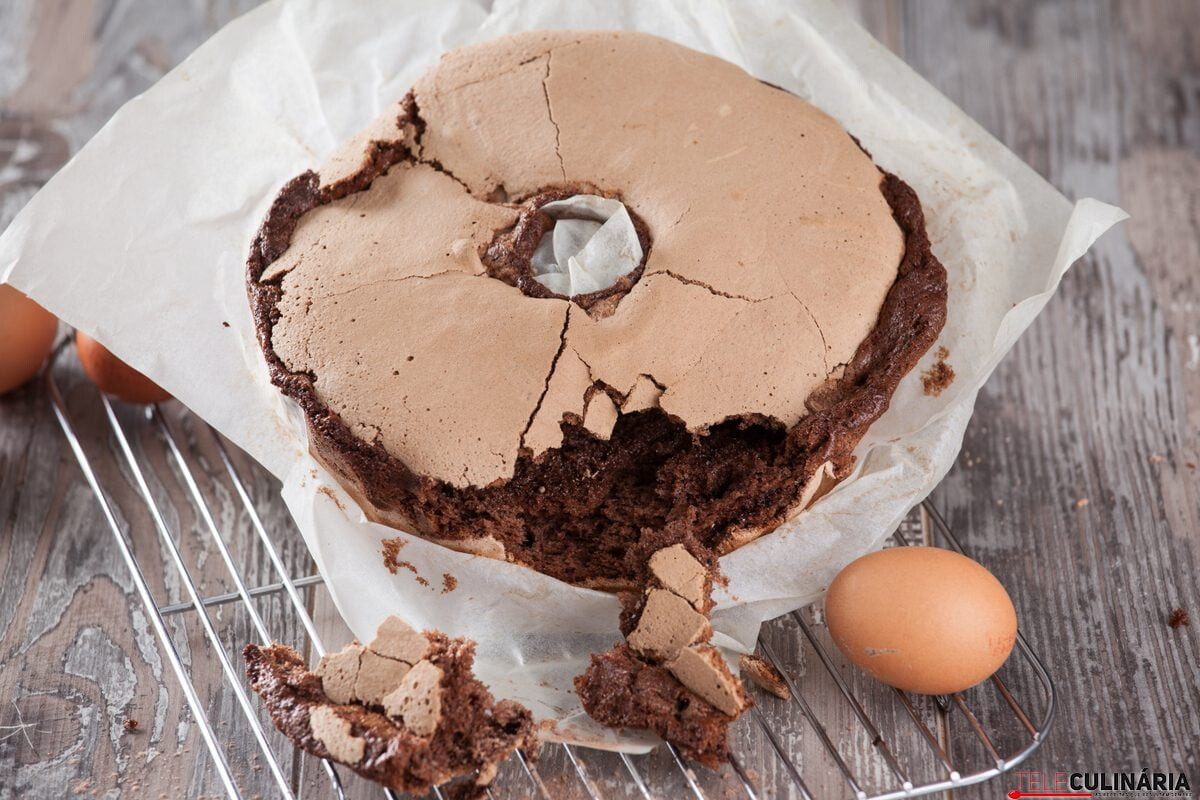 Pão de ló de chocolate