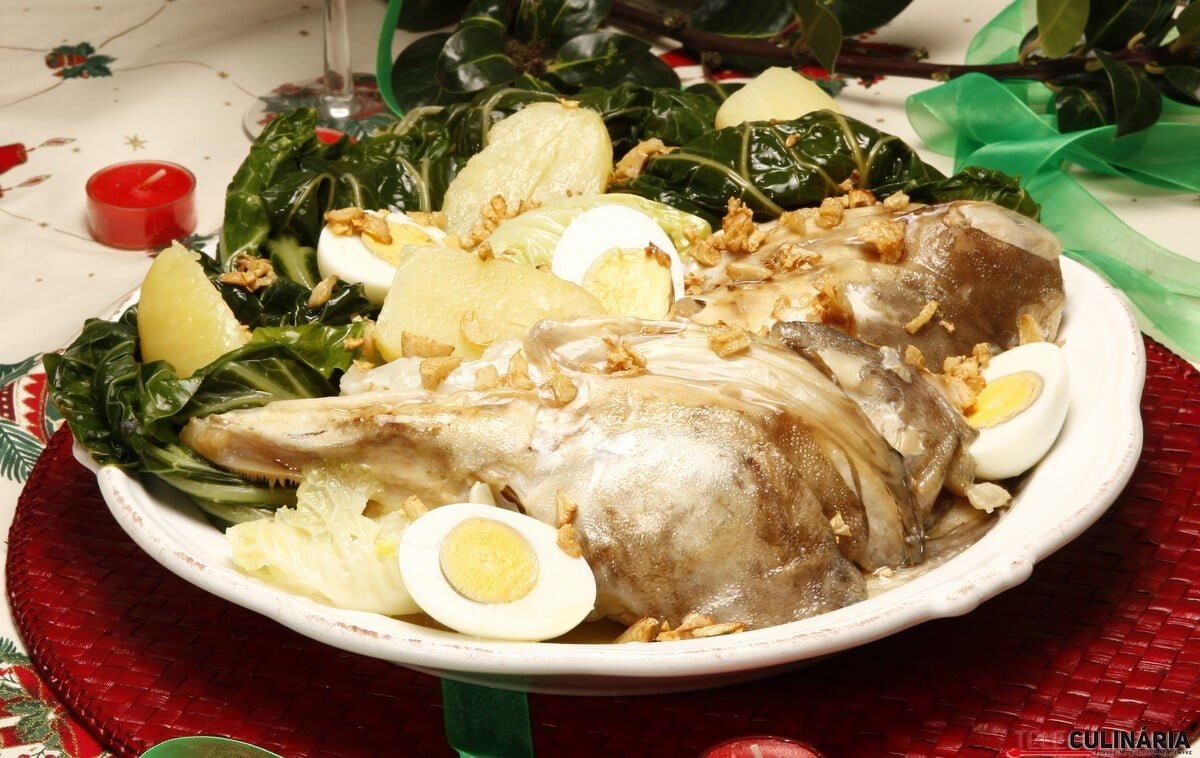 Caras de bacalhau com molho de alho